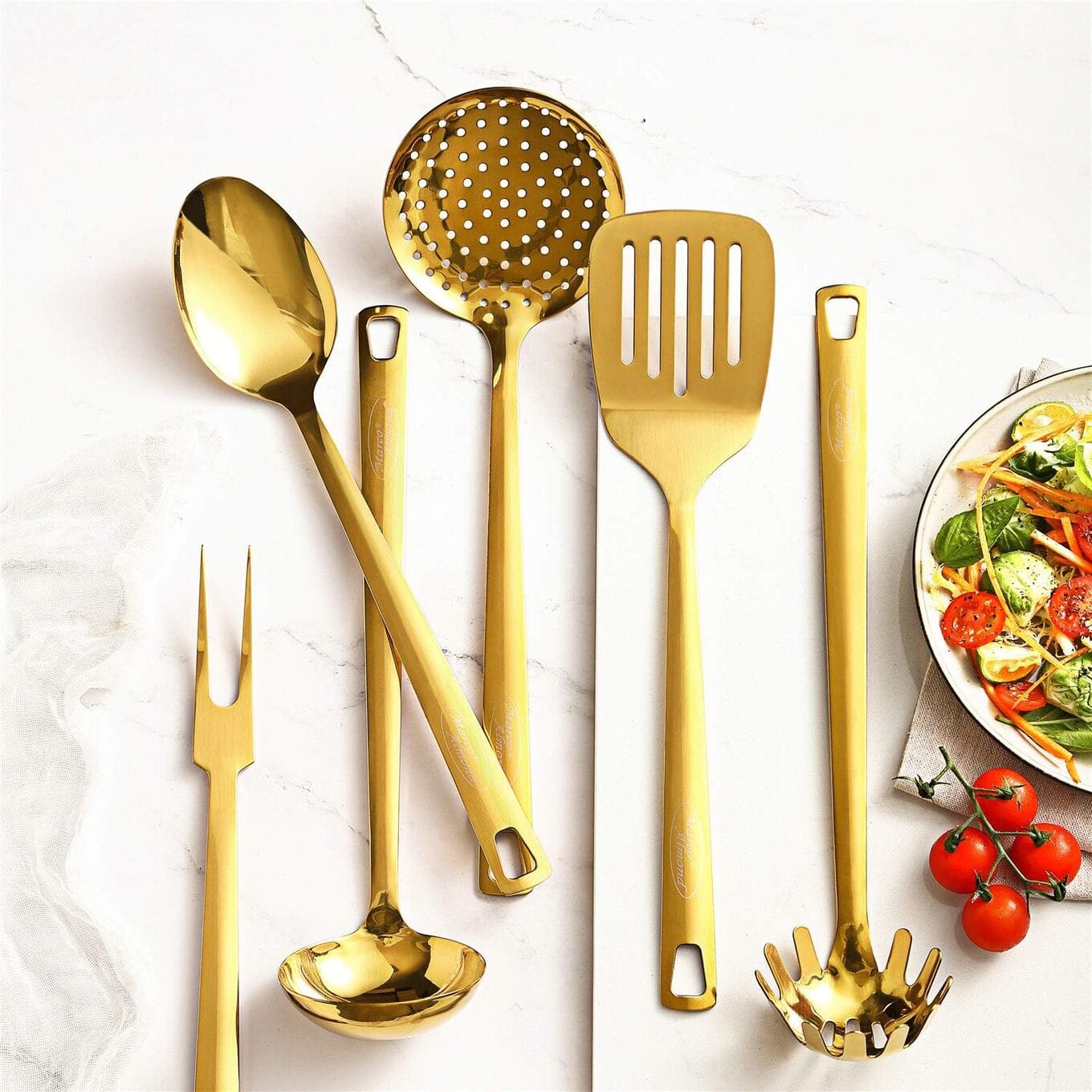 Marco Almond Golden Titanium Set